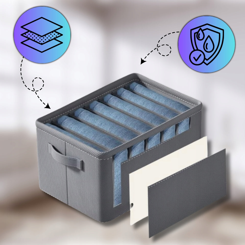 Box Drawer Organizer Padded Cabinet Container Grey Manufacturer code ORGANIZER NA BIELIZNĘ DO SZUFLADY ZESTAW