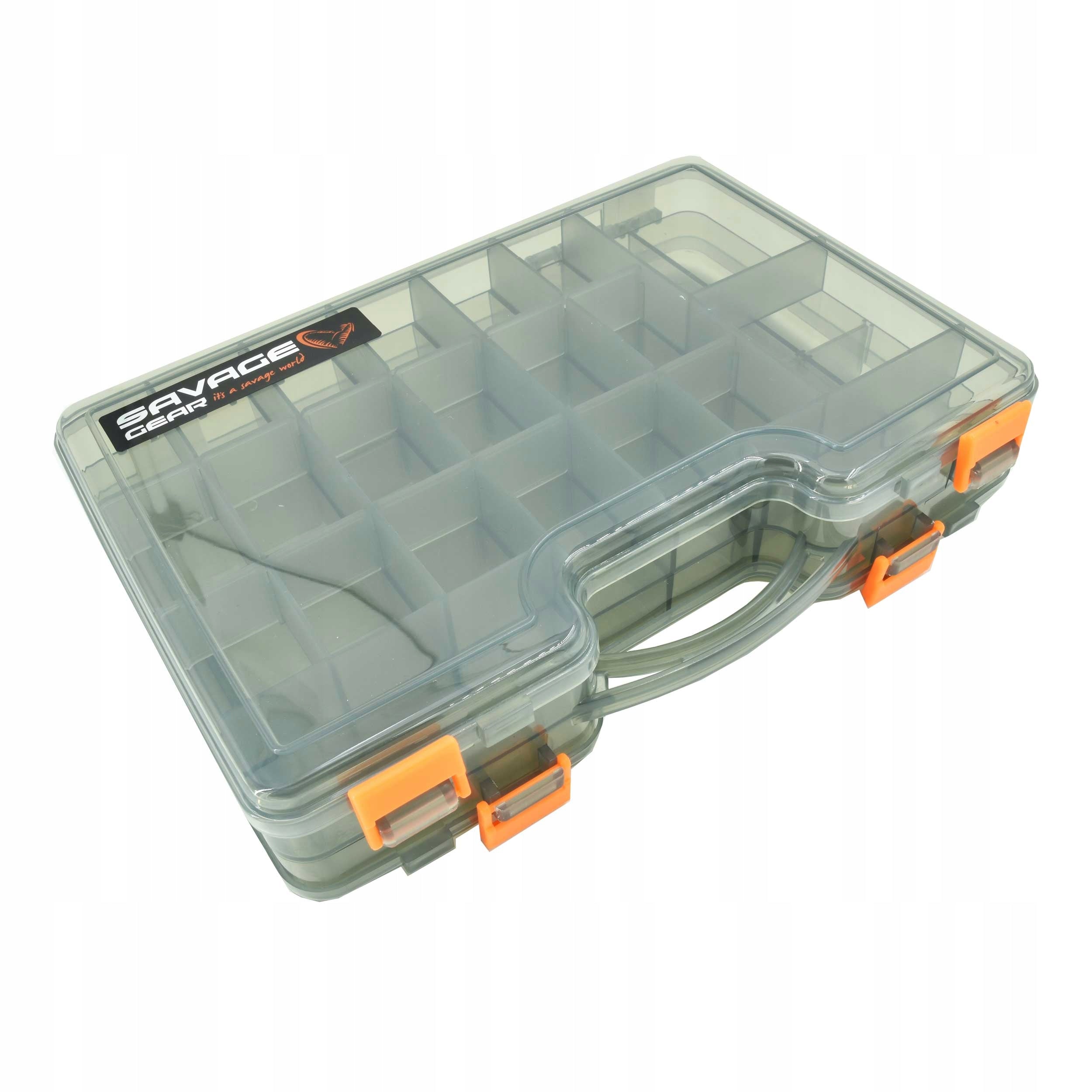 Box Savage Gear double-sided for lures 29.5x20.5x6.2cm Packaging status original