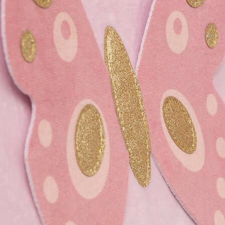 Box for bookcase Butterfly 29x29cm pink Color pink