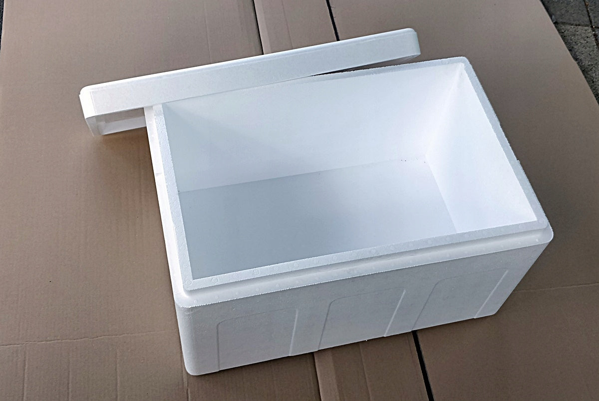 Box, polystyrene box 60x40x34 50 Liters Brand no brand