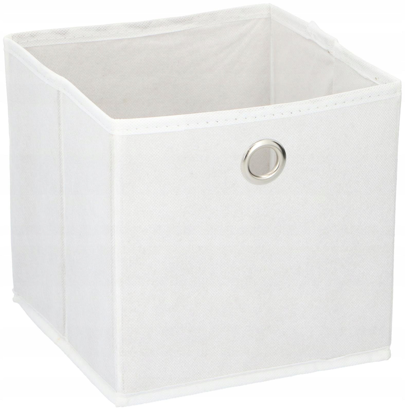 Box storage box folding ALPINA white 20x20 cm