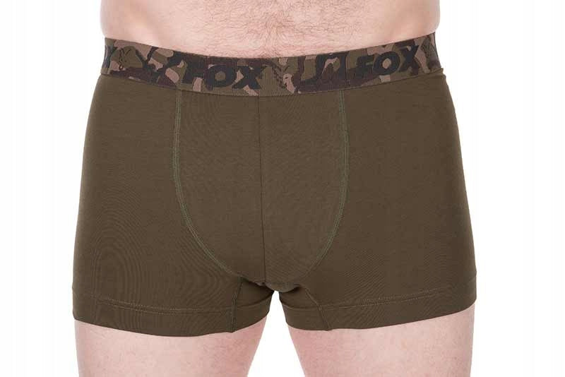 Boxers Boxer Short Khaki Black 2pcs Size L Fox