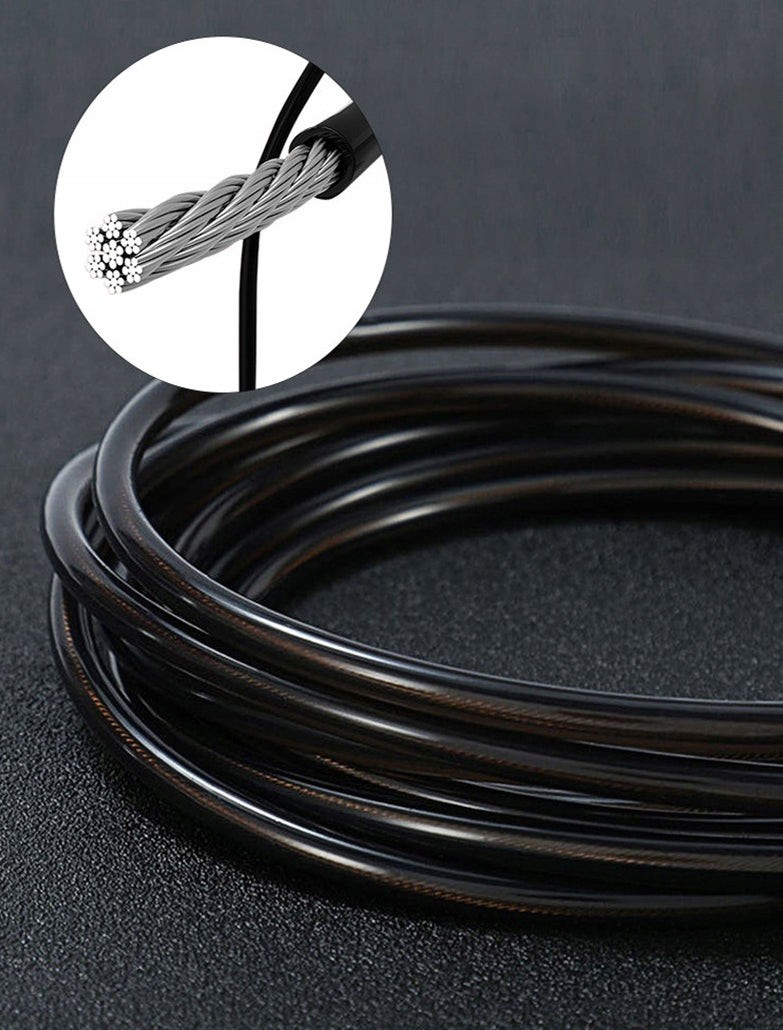 Boxing Jump Rope Adjustable Aluminum with Bearings Cossfit Fitness 300cm Rope thickness 0.34 cm