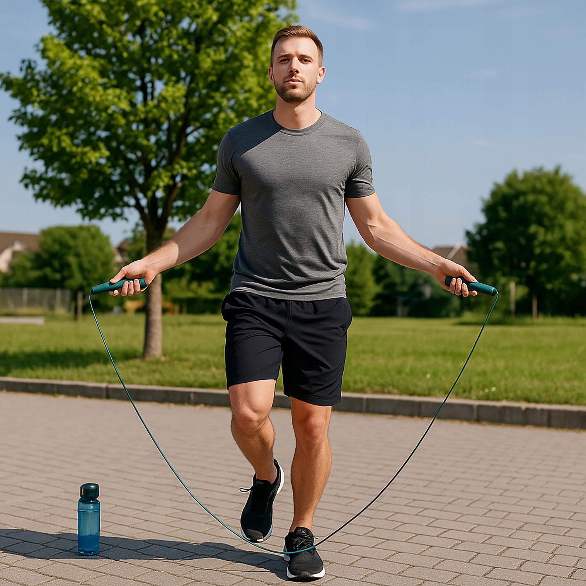 Boxing Jump Rope Crossfit Training with Bearing Adjustable for Exercise 3m Manufacturer code Vitolog Skakanka sportowa pcv długa fitness