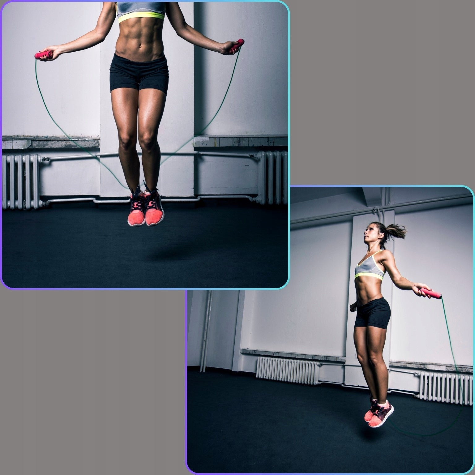 Boxing Jump Rope Training Adjustable NON-SLIP 3M Black Durable Brand LEAN Toys