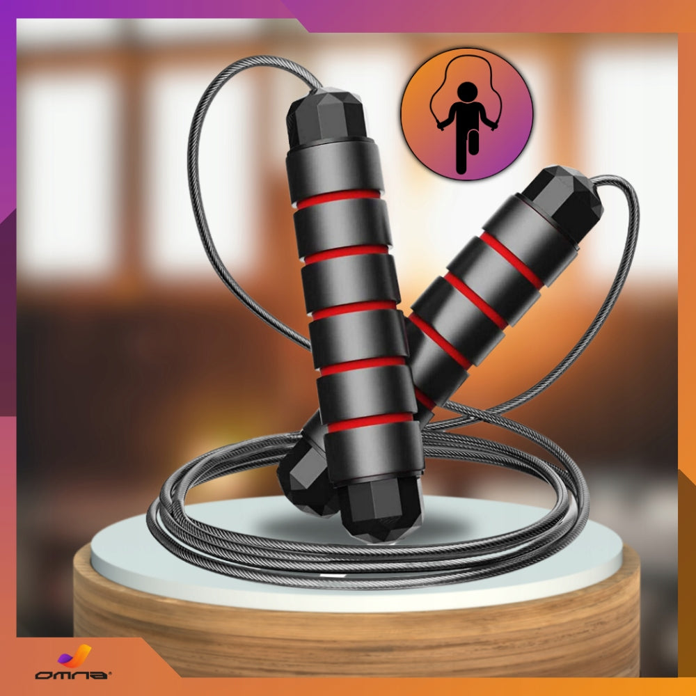 Boxing Jump Rope for Adult Children Adjustable Interactive with Bearings Color black