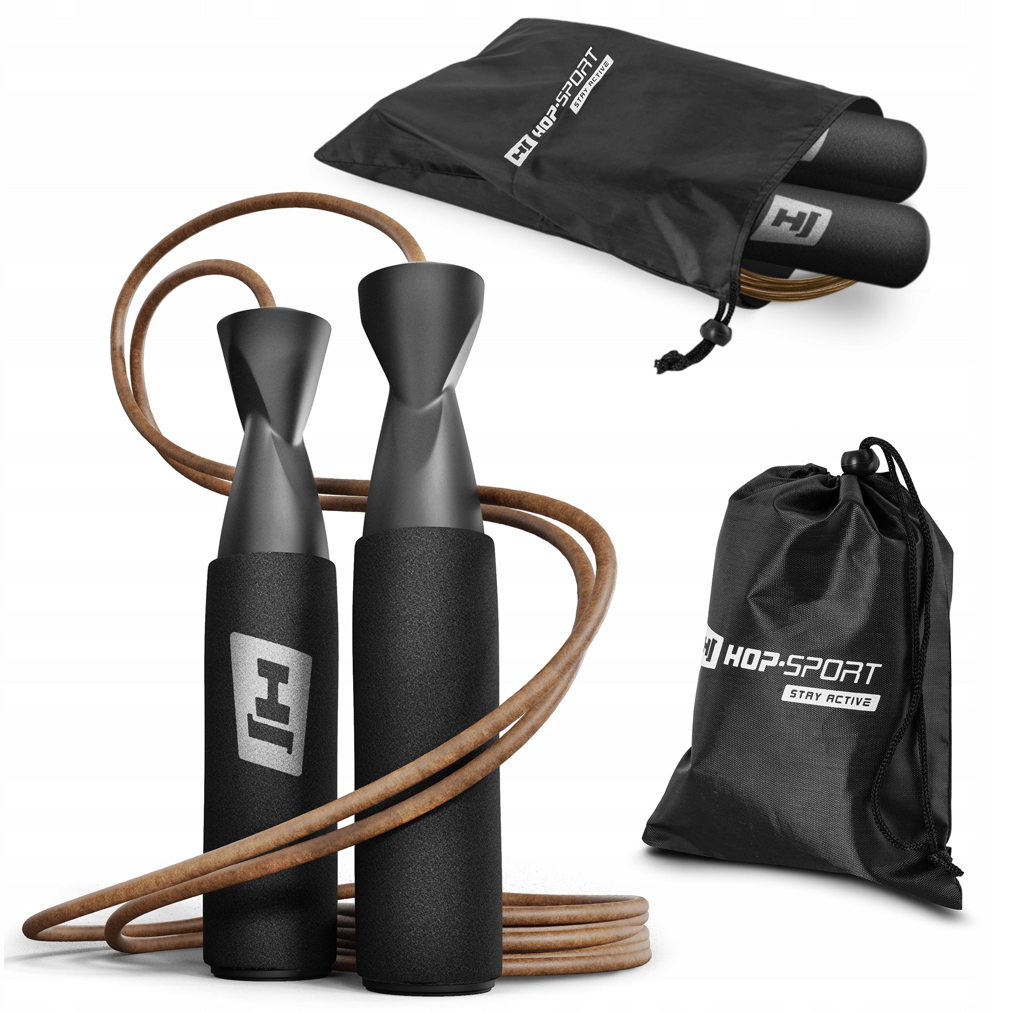 Boxing Leather Jump Rope with Bearings Adjustable for Exercise Fast Strong
