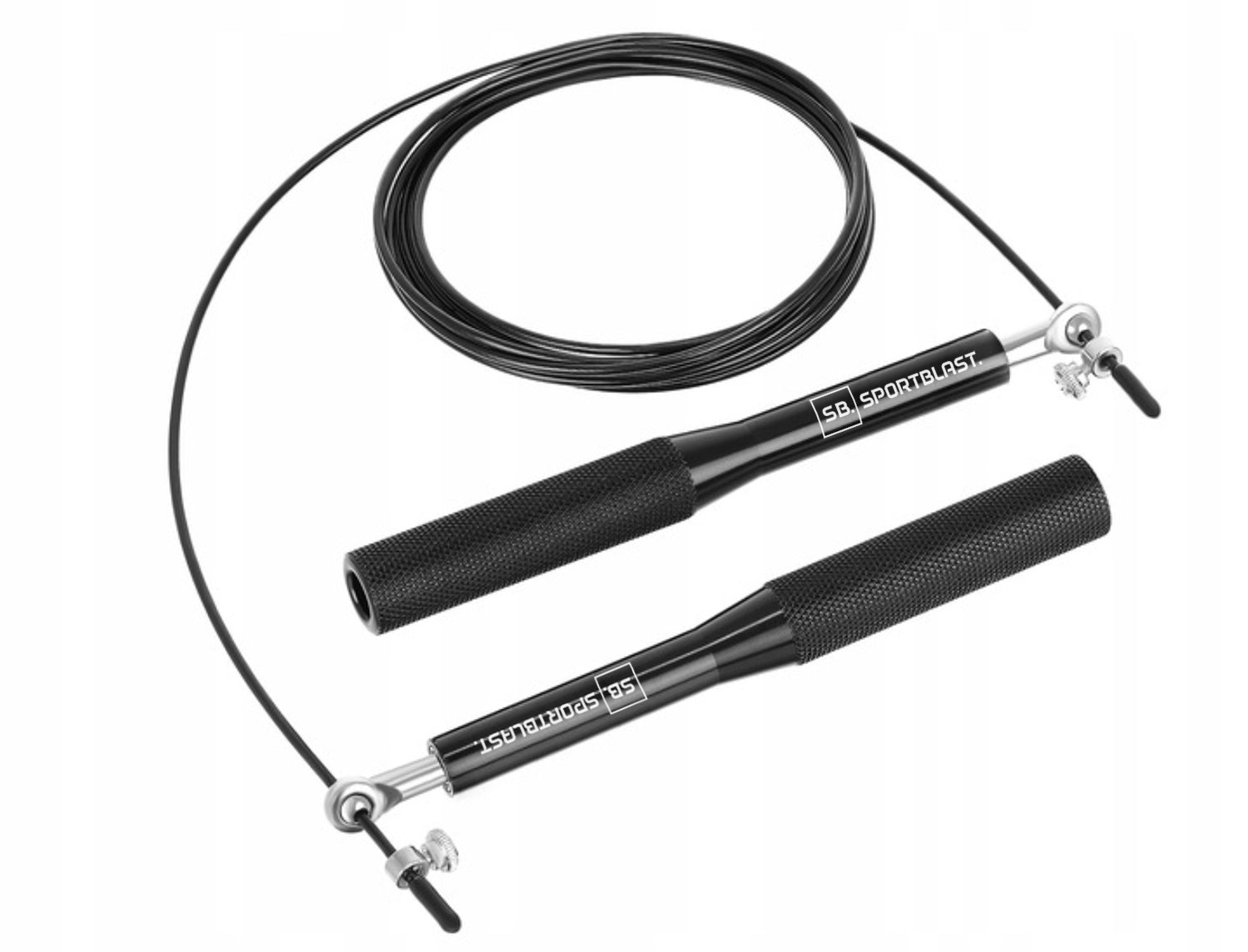 Boxing jump rope with bearings 3m adjustable fast FITNESS CROSSFIT CARDIO Model Skakanka metalowa SB 3m