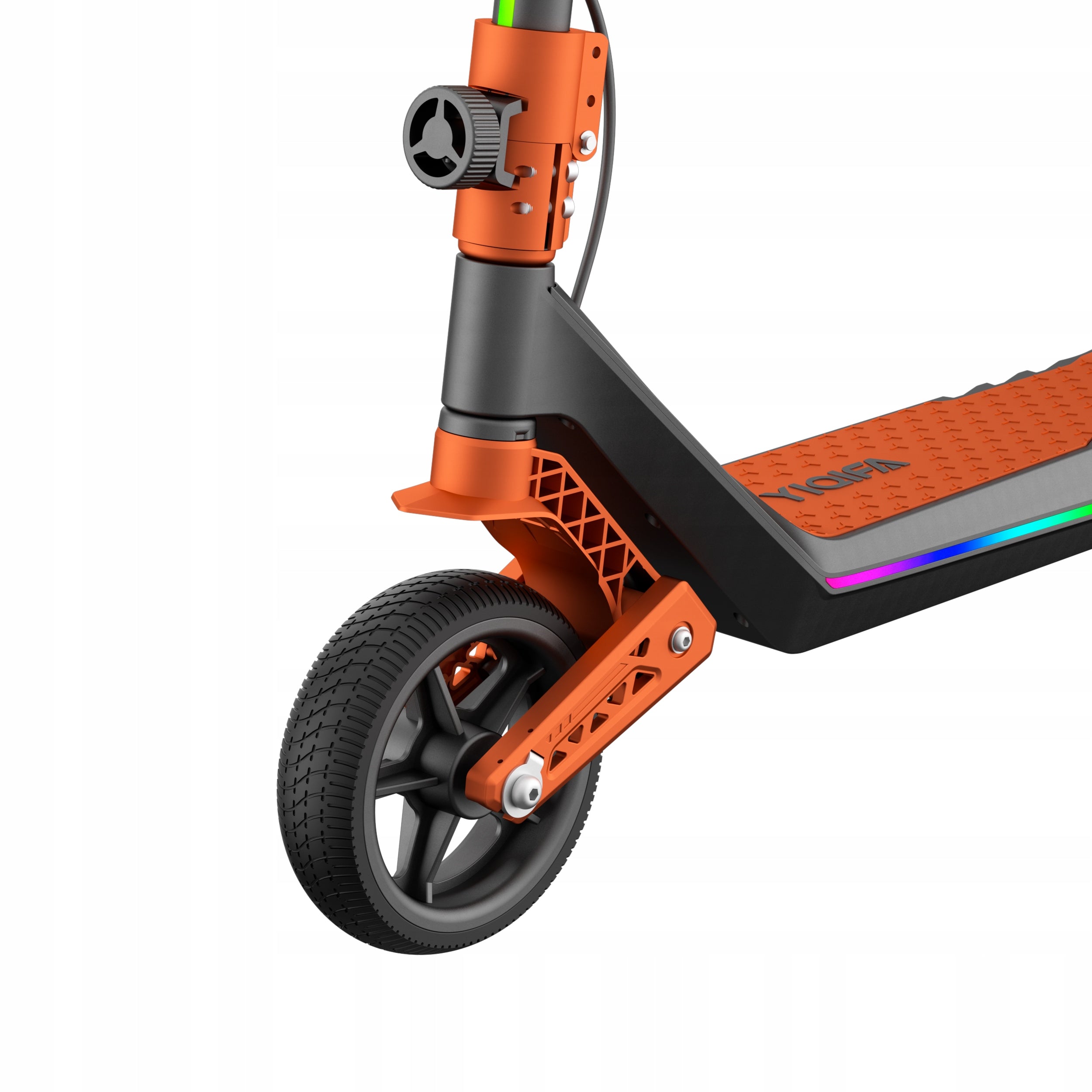 Boys/Girls Electric Scooter for Kids YIQIFA U8 130W 16km/h Color orange