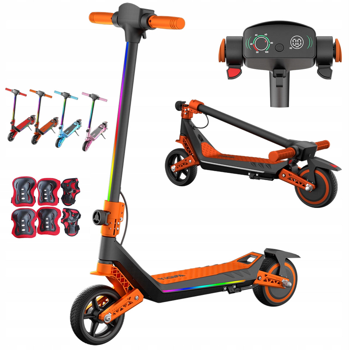 Boys/Girls Electric Scooter for Kids YIQIFA U8 130W 16km/h Manufacturer code Hulajnoga elektryczna dla dzieci