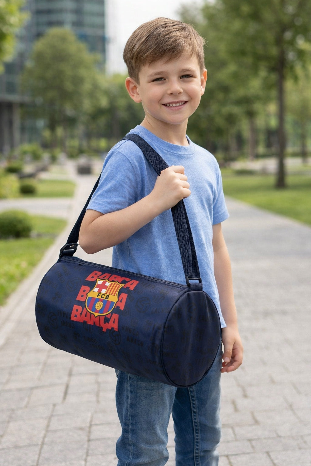 Boys' sports bag FC Barcelona License 30 x 24 cm Packaging status original