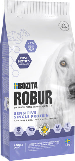 Bozita Robur Sensitive Single Protein Lamb 12 kg