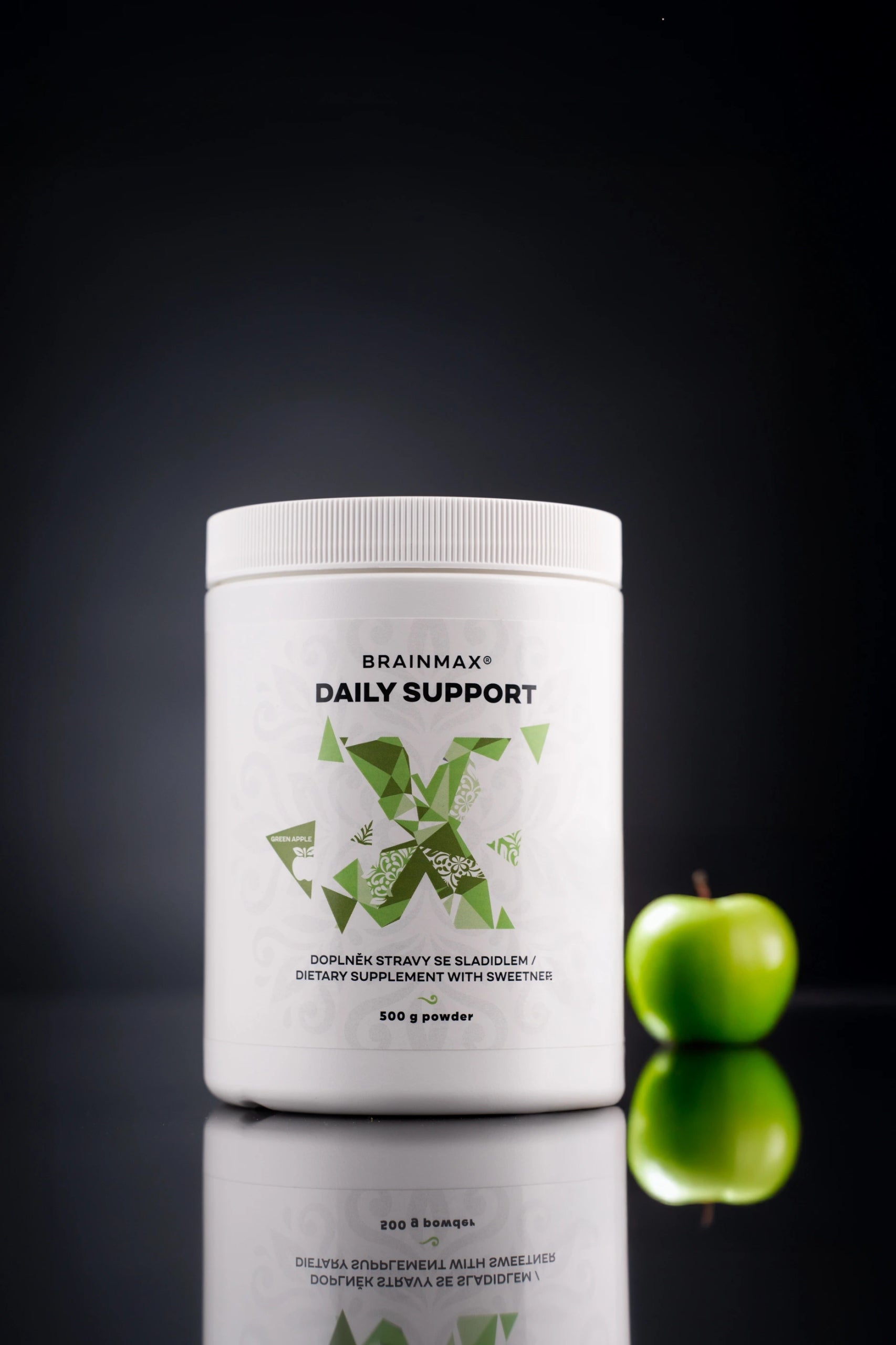 BrainMax Daily Support, green apple, 500g Brand BrainMax