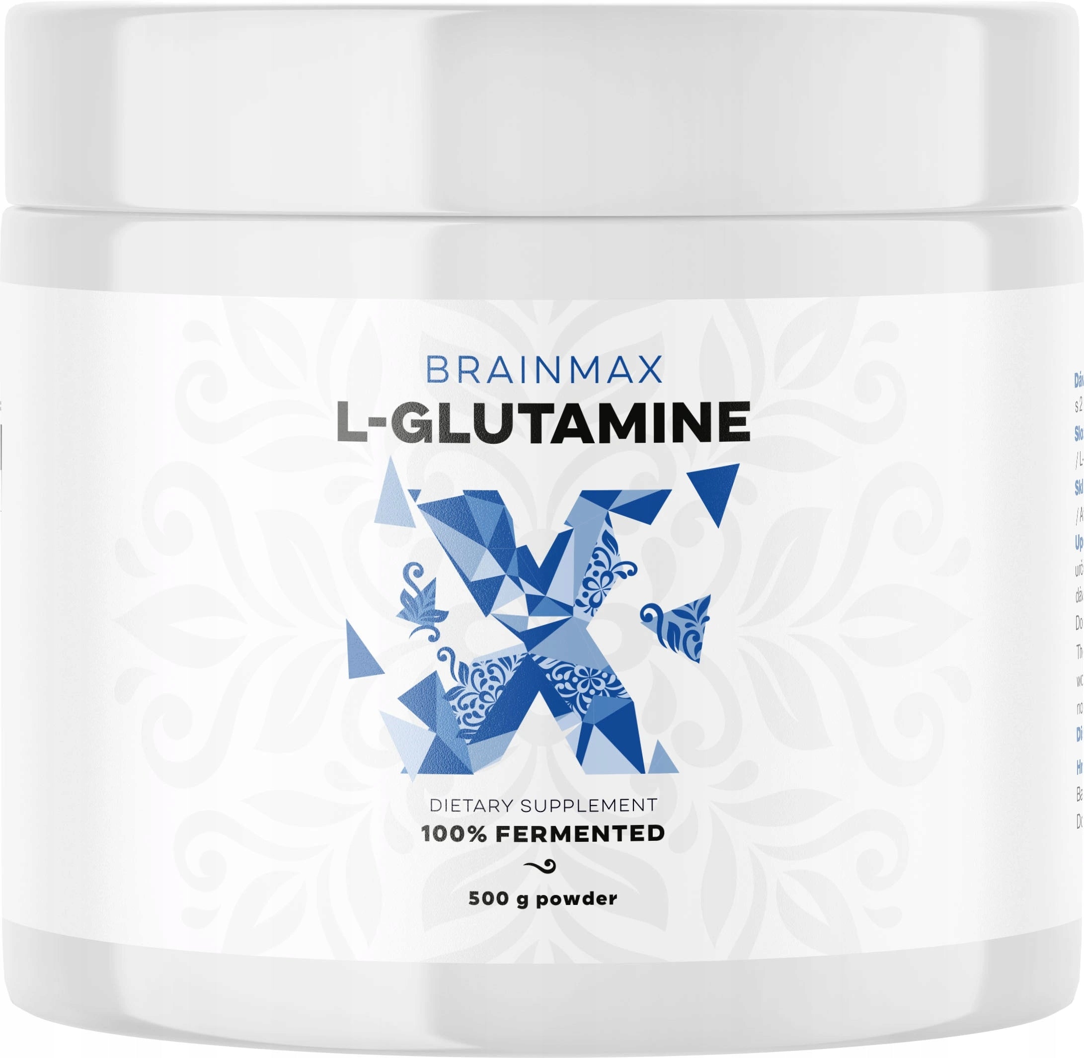BrainMax L-Glutamine, L-Glutamine 500 g