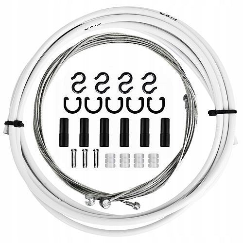 Brake Kit 2,5m White Armor MTB Tip Cable Road Brake Cable