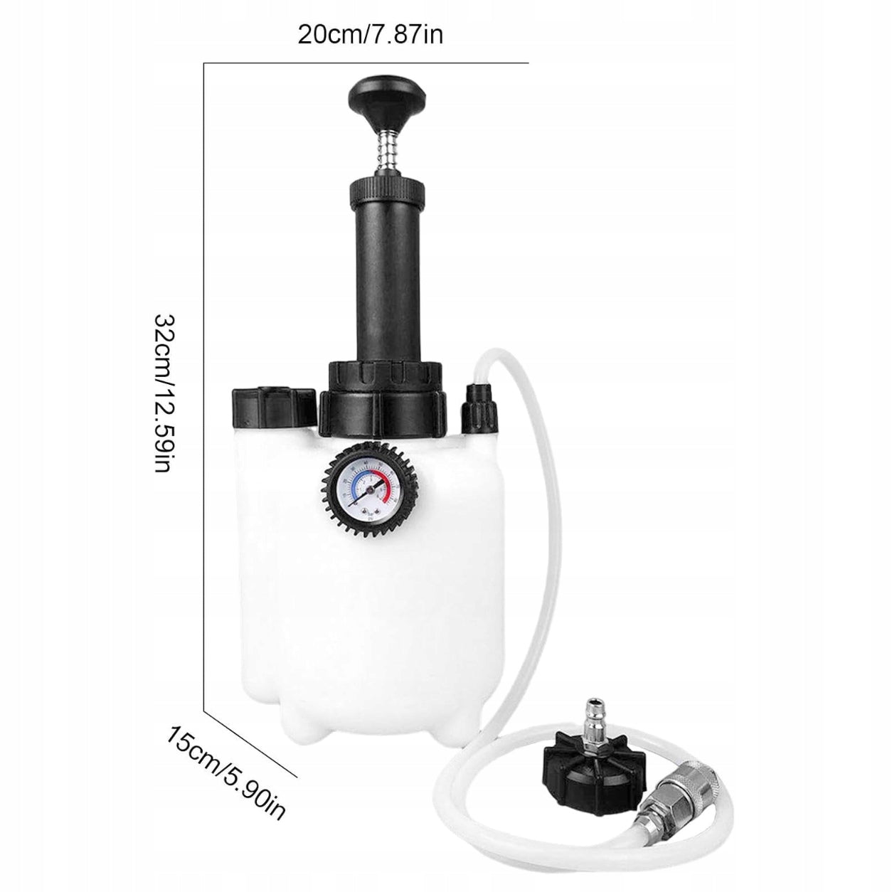 Brake Vent Manual Pump Oil Fluid Replacement Instrument 3L Brand no brand