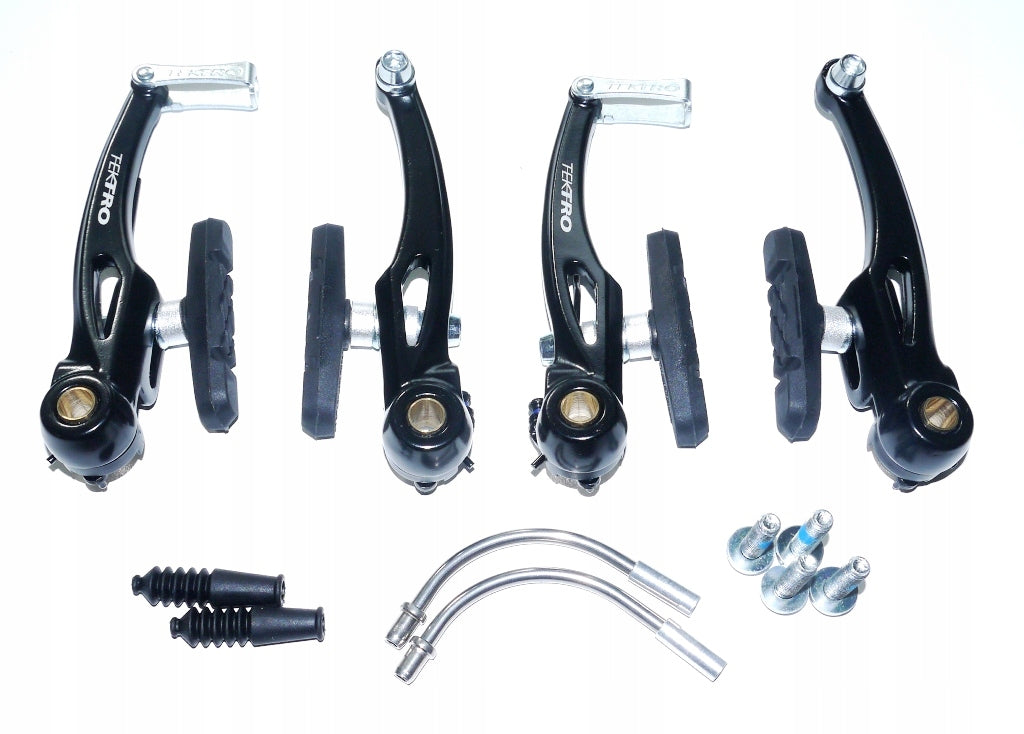 Brakes V-brake TEKTRO full set for two wheels Super Quality Color black