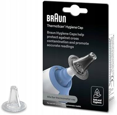 Braun Disposable Tips for Braun In-Ear Thermometers, LF40