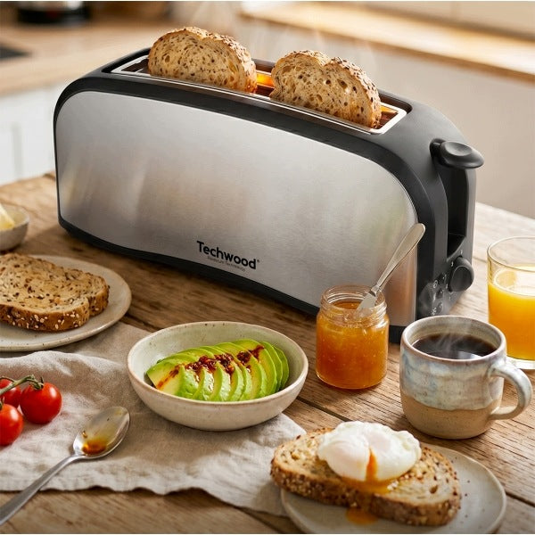 Bread baker Techwood TGPI-1016, long hole, 1000 W, defrosting, Brand Techwood