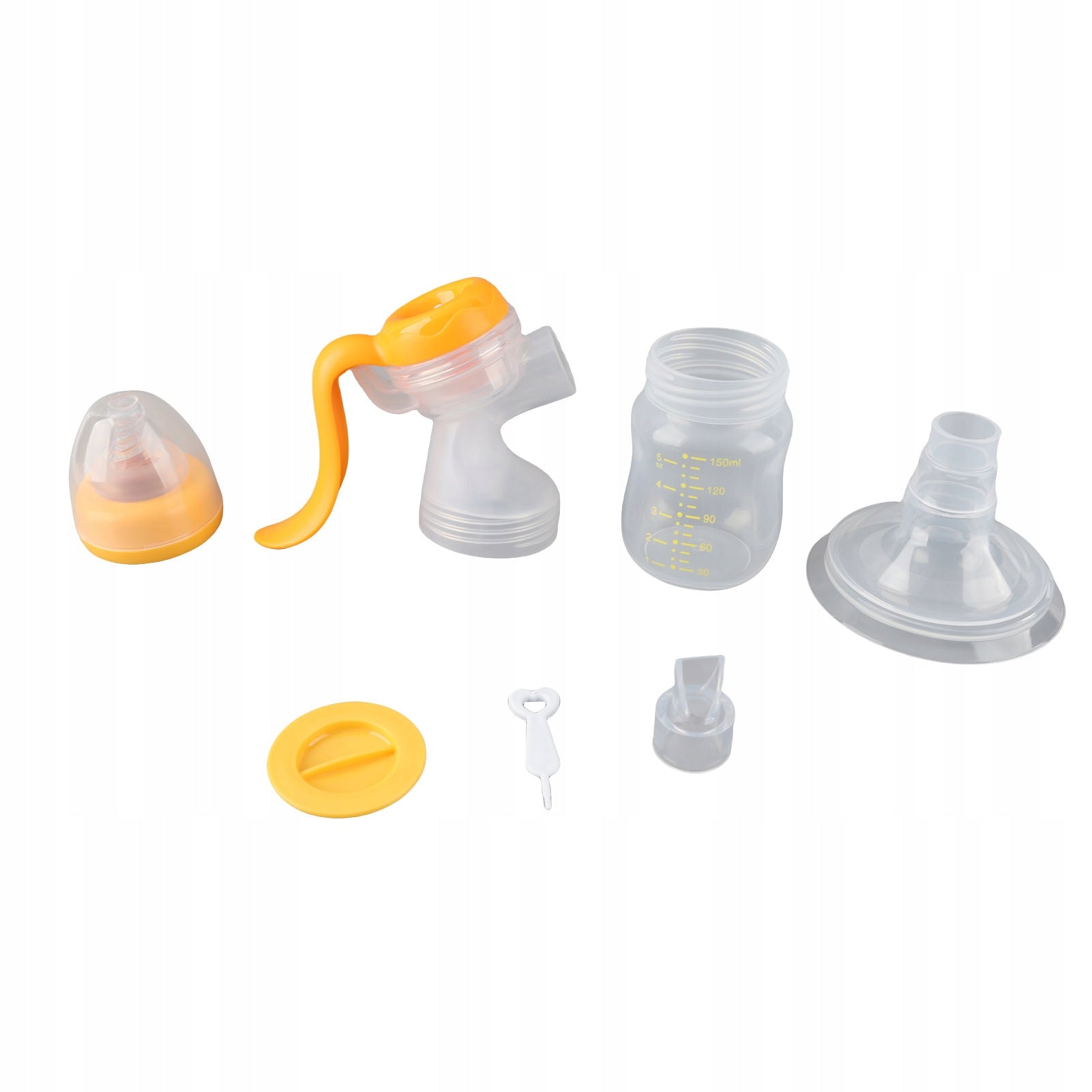 Breast Pump Handheld Milk Container with Strong Suction, Heat Resistant 4E