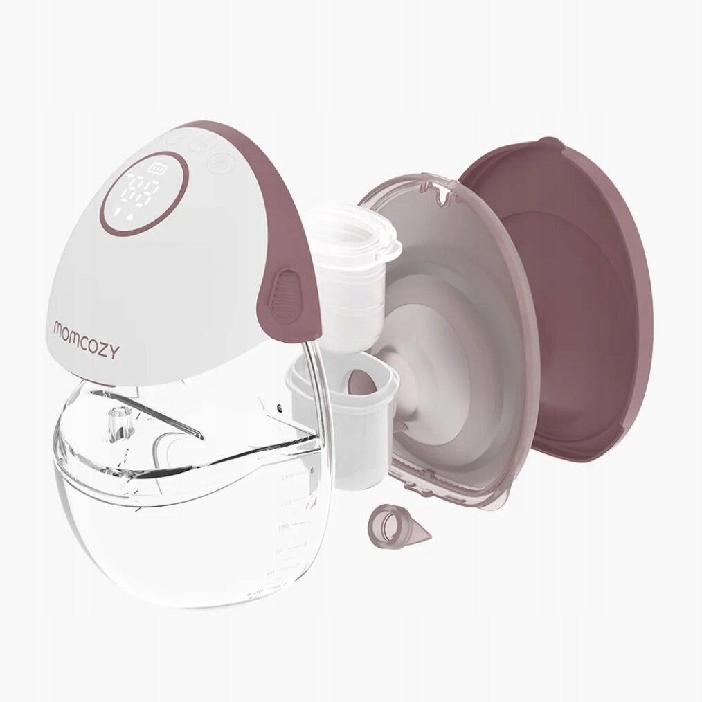 Breast Pump MOMCOZY M6 Single Red Batteries included yes