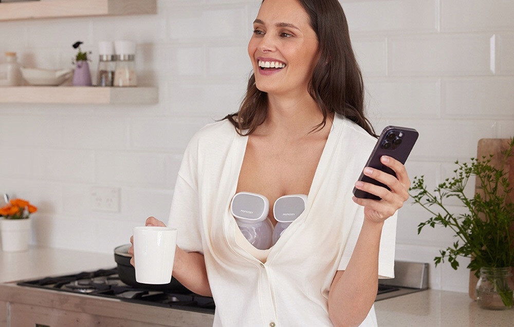 Breast Pump MOMCOZY S9 Pro Double Purple Batteries included yes