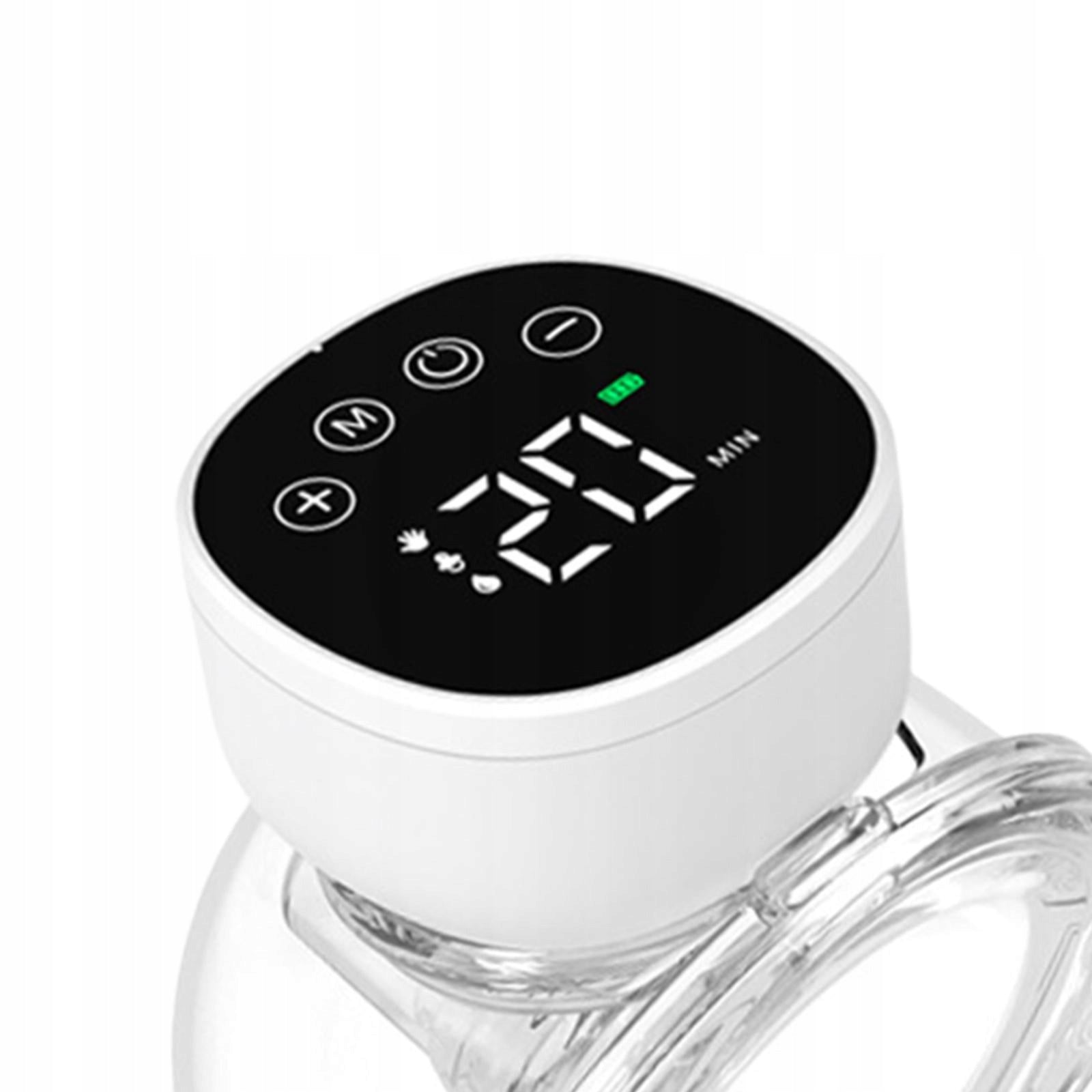 Breast Pump Wearable 3 Modes 9 Levels Anti Backflow Design Smart Black 1pcs Medical device type accessories for a medical device or a product without an intended medical purpose