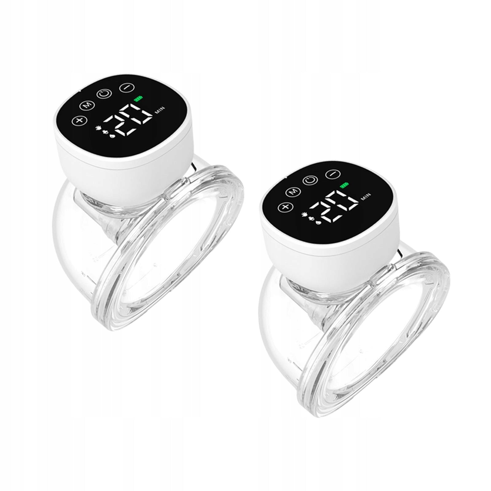 Breast Pump Wearable 3 Modes, 9 Levels Low Noise Anti Backflow Black 2pcs Brand no brand