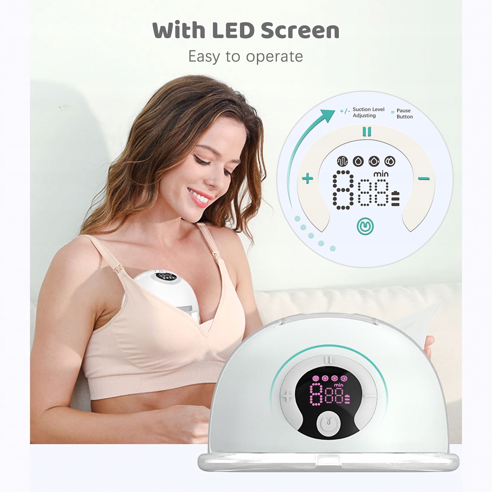 Breastfeeding Carrying Pump Portable Electric Breast Pump