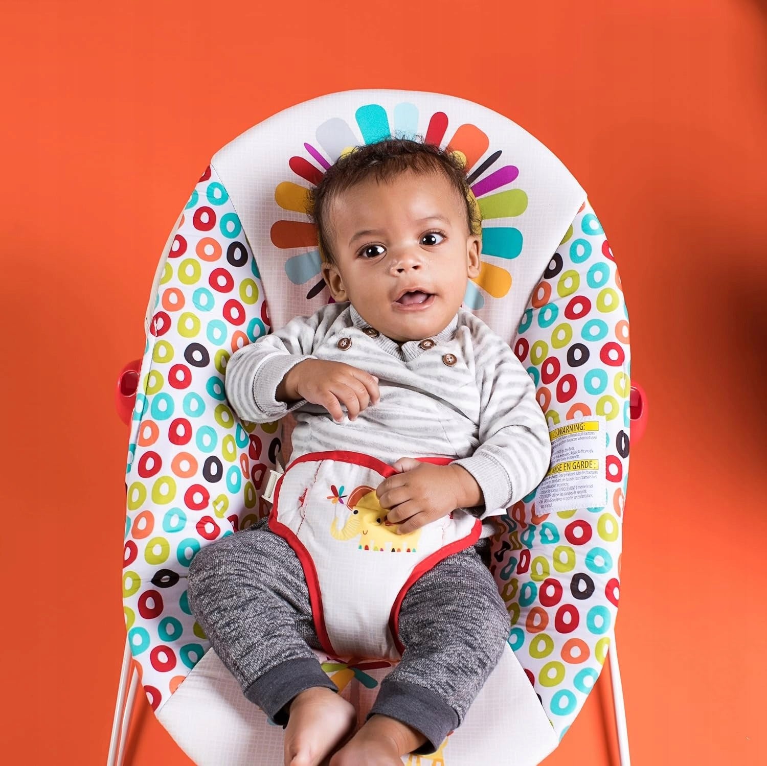 Bright Starts Baby Rocker with Vibrations and Toys Brand Bright Starts