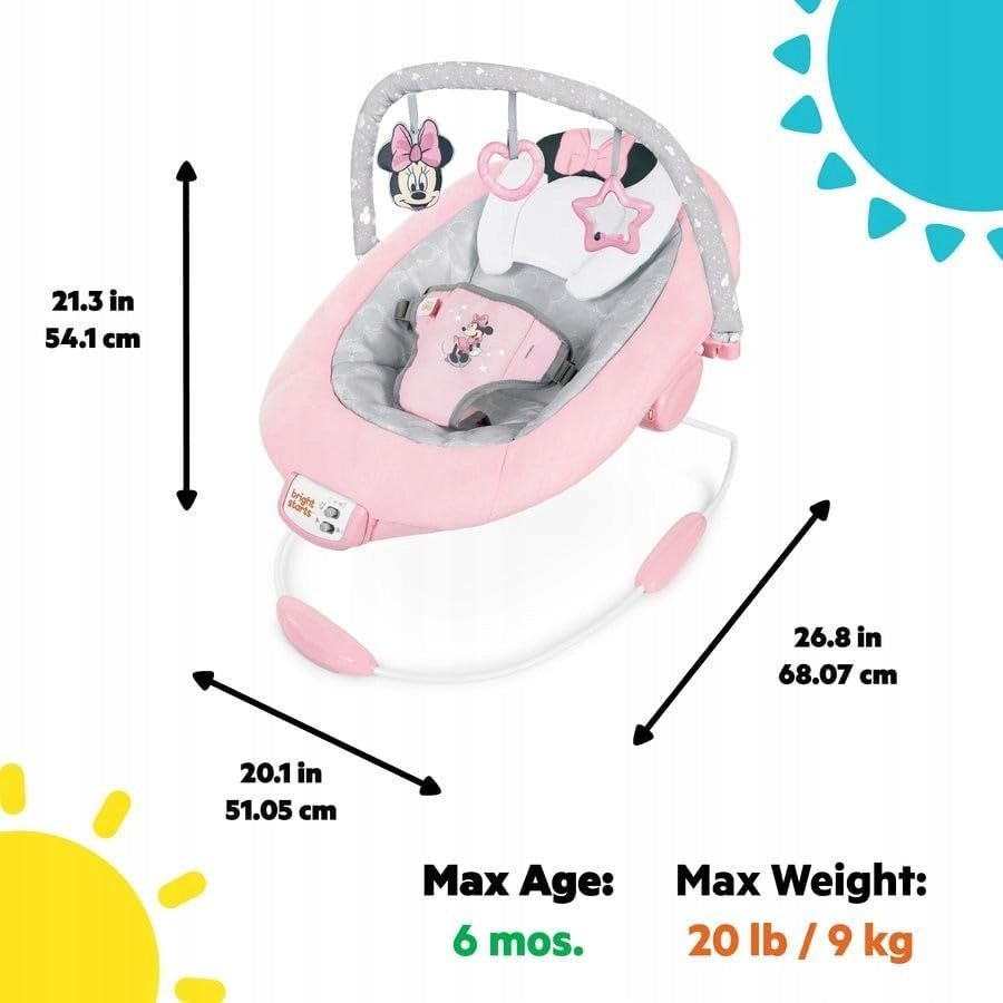 Bright Starts Minnie Mouse Swing Vibrating Music 3 Toys Babies Manufacturer code 74451122062