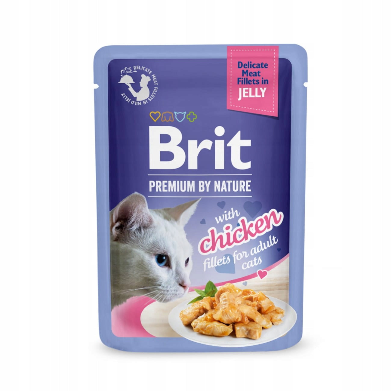 Brit Premium Cat Chicken Fillets in Jelly 85g - Chicken Flavor