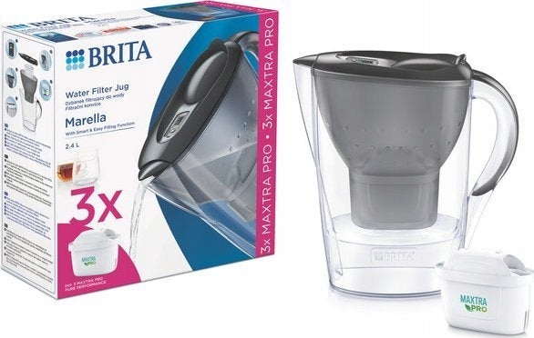 Brita Marella + 3 MAXTRA PRO Pure Performance graphite cartridges