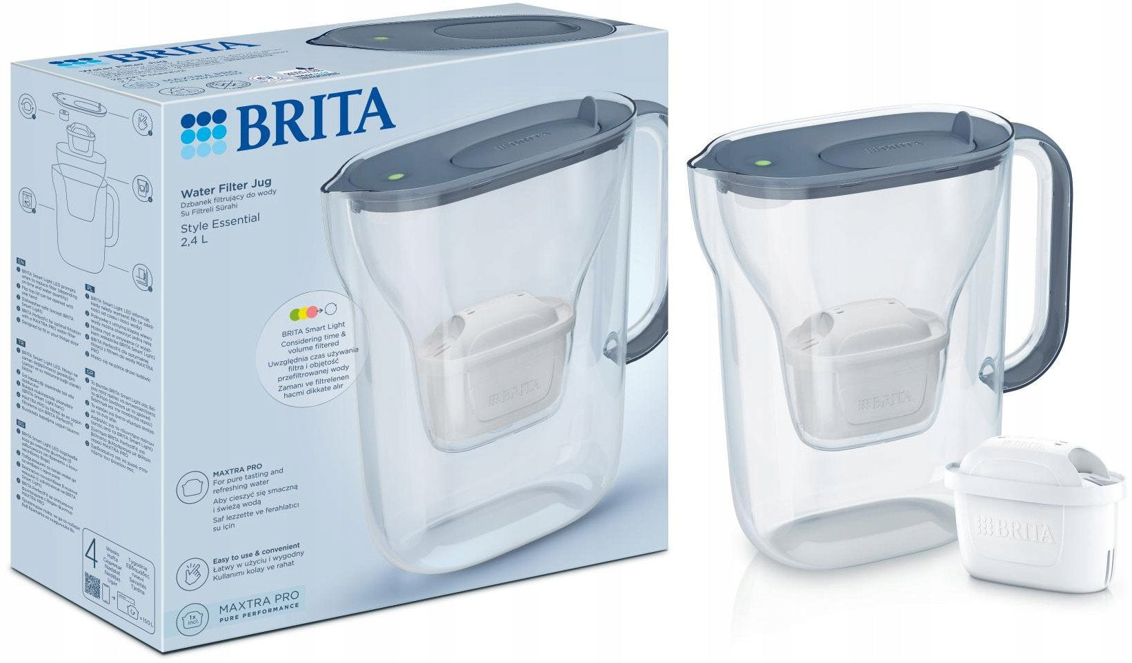 Brita Style Essential Graphite + Maxtra Pro Pure Performance