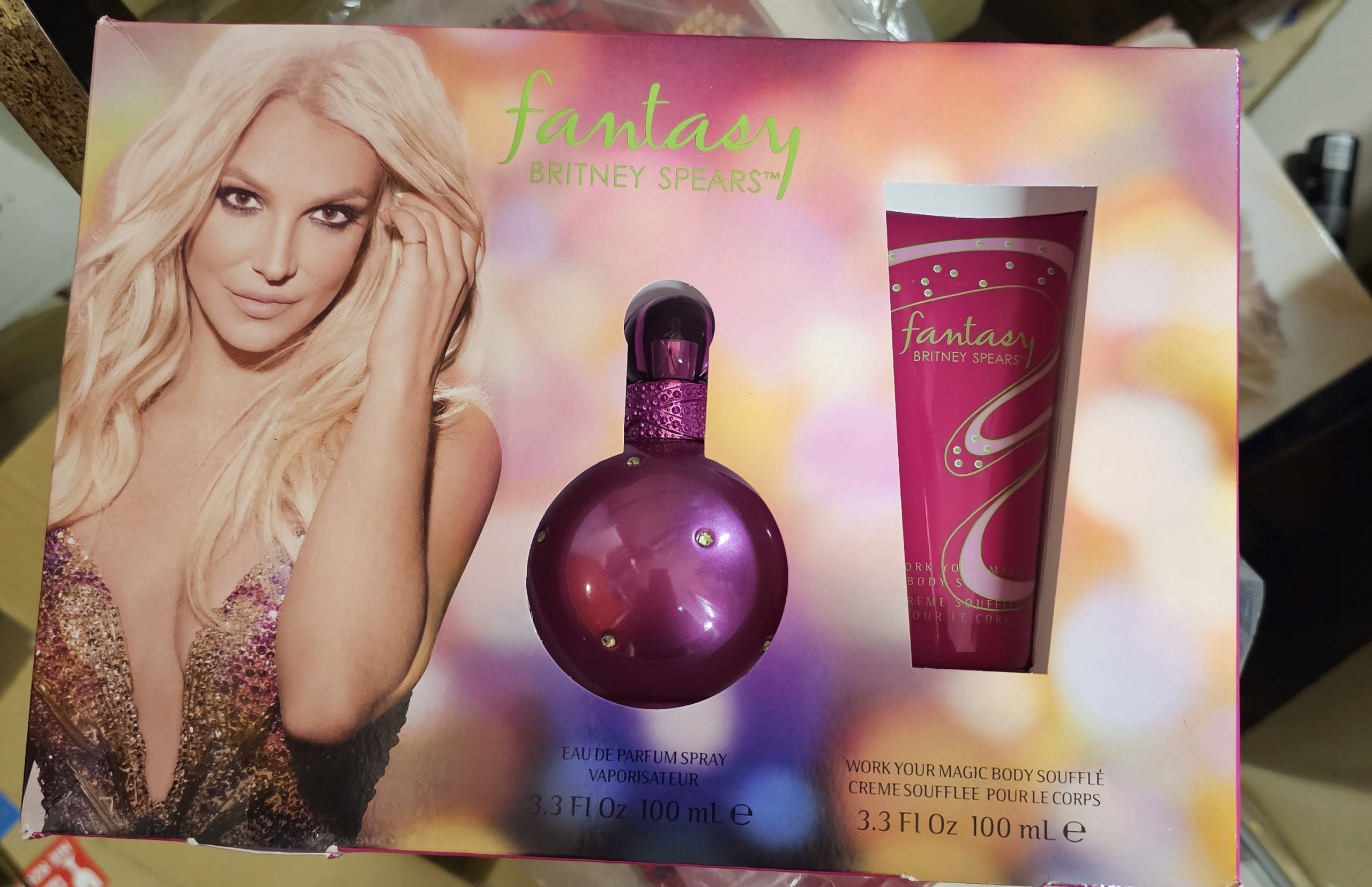 Britney Spears Fantasy Edp Gift Set 100 ml + Body Cream 100 ml Manufacturer code 719346264495