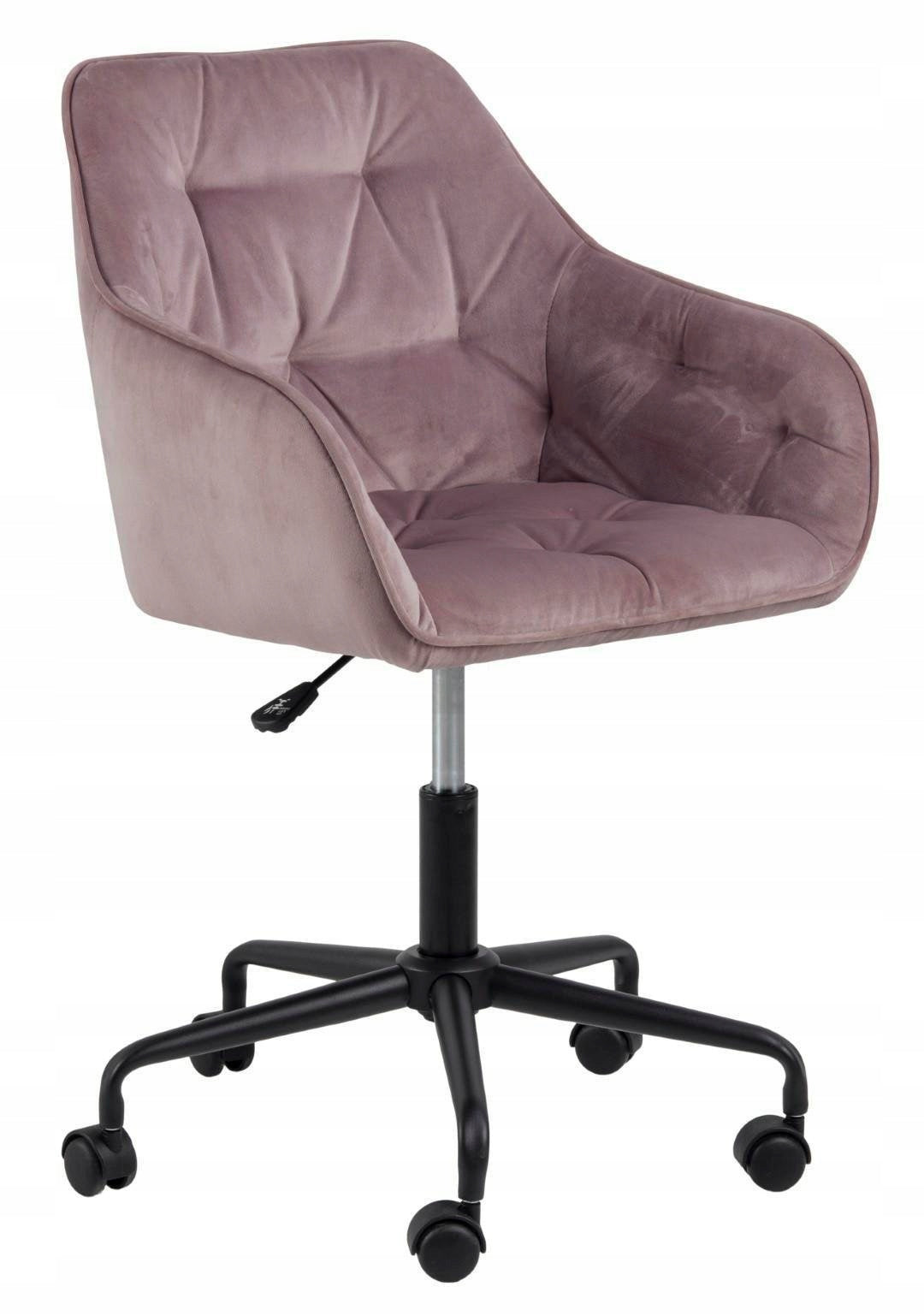 Brooke VIC office chair pink velvet