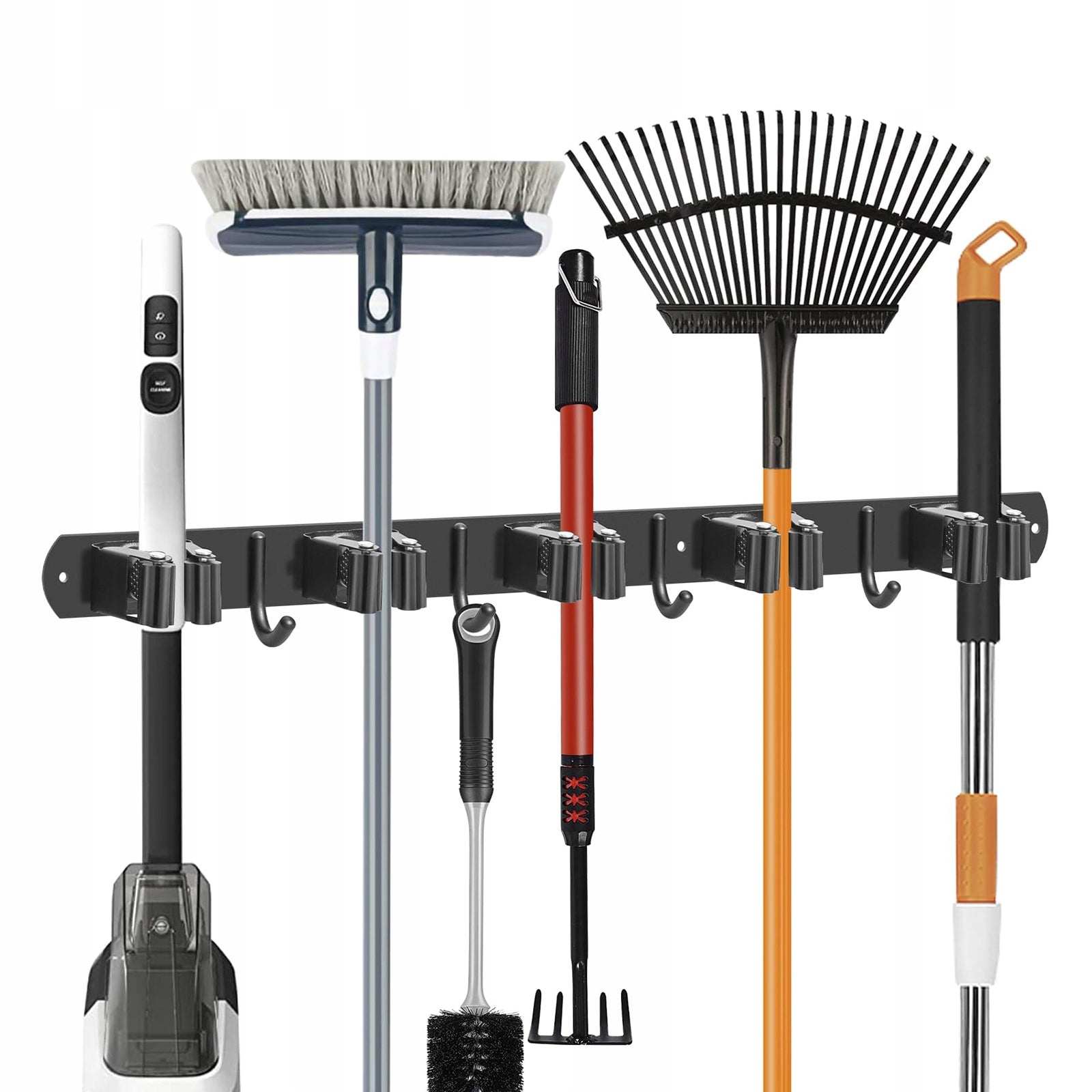 Broom Tools Hanger Mop Brushes Garden Rake Strip Handle Hook Kind rail with hangers