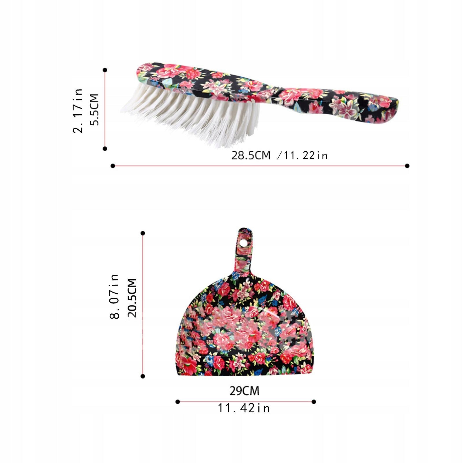 Broom and Dustpan Set Portable Multifunction Lightweight With Handle Packaging status original