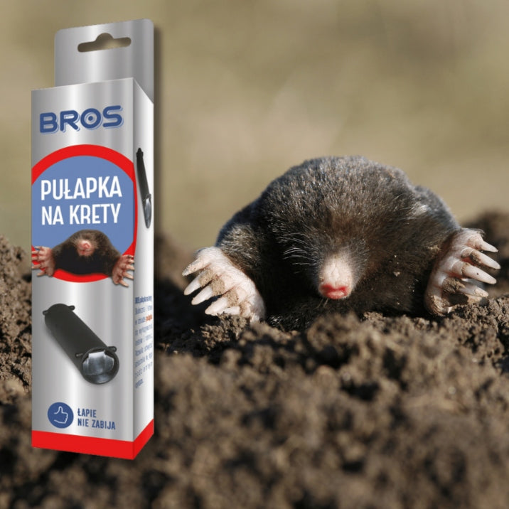 Bros Hedgehog Trap for Mole Vole Does Not Kill Waterproof 1 PC. Batteries included no