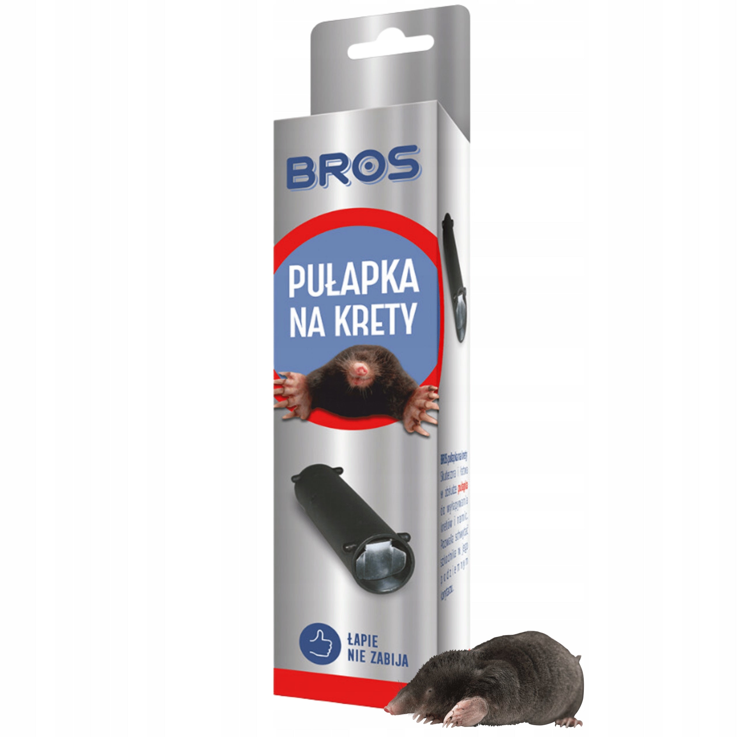 Bros Hedgehog Trap for Mole Vole Does Not Kill Waterproof 1 PC. Brand Bros