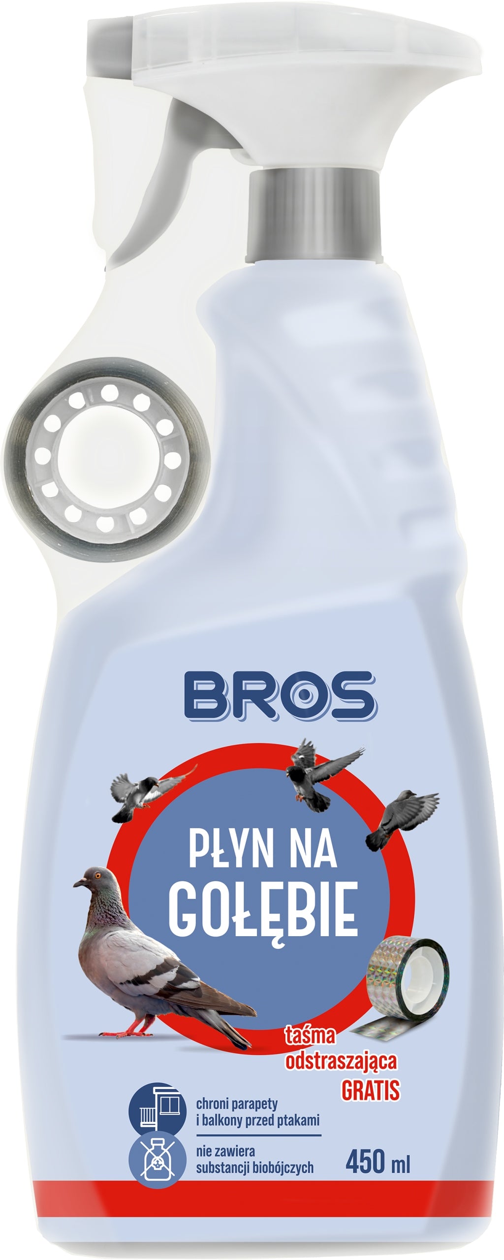 Bros Liquid for PIGEON 450ml + Deterrent tape