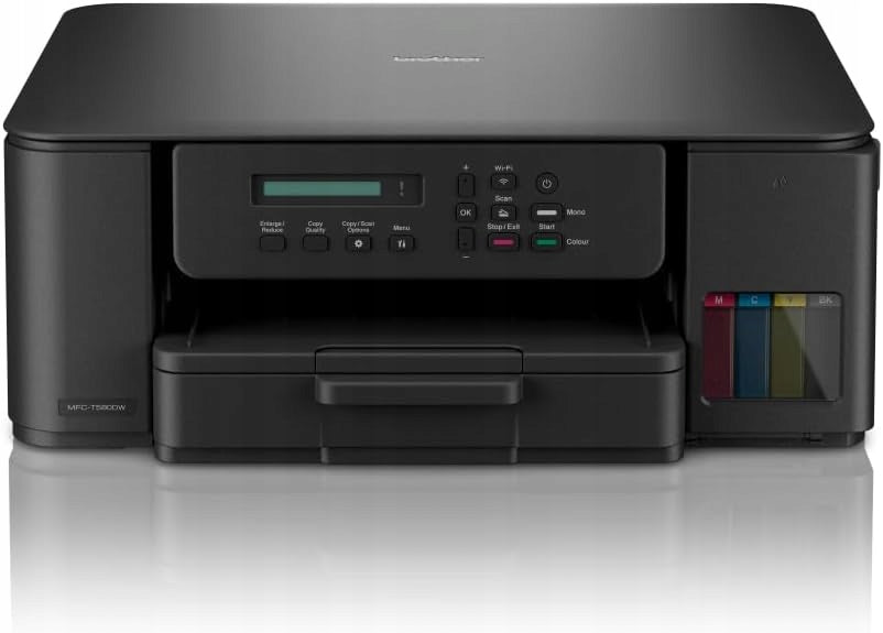 Brother DCP-T580DW 3-in-1 Inkjet Printer with WiFi, Duplex Printing, and InkBenefit Plus System Packaging status original