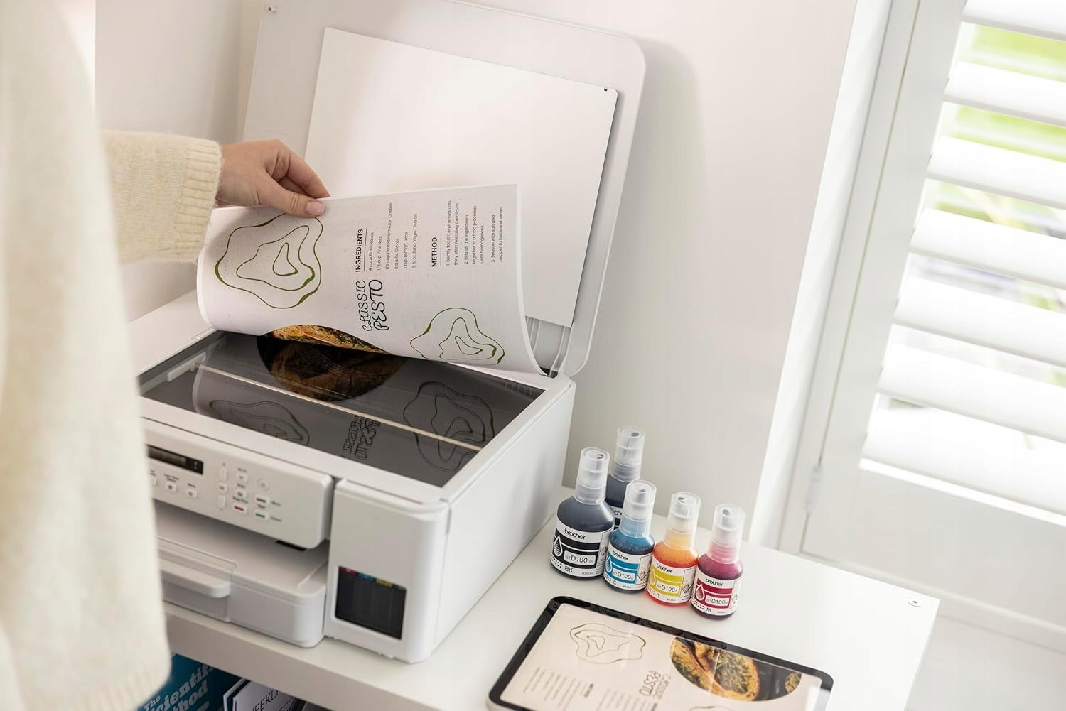 Brother DCP-T583 Multifunction 3in1 WiFi/USB White Inkjet Printer Packaging status original