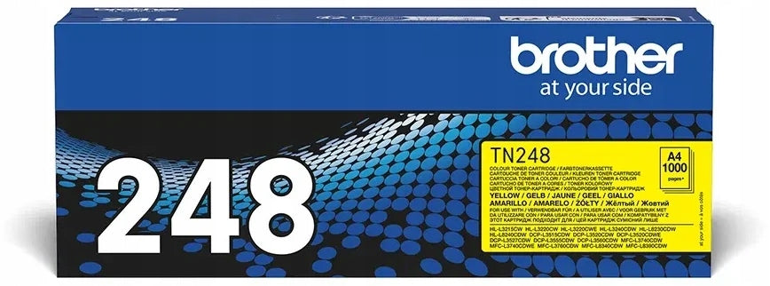 Brother toner TN-248Y žlutá (1000 stran) - originální
