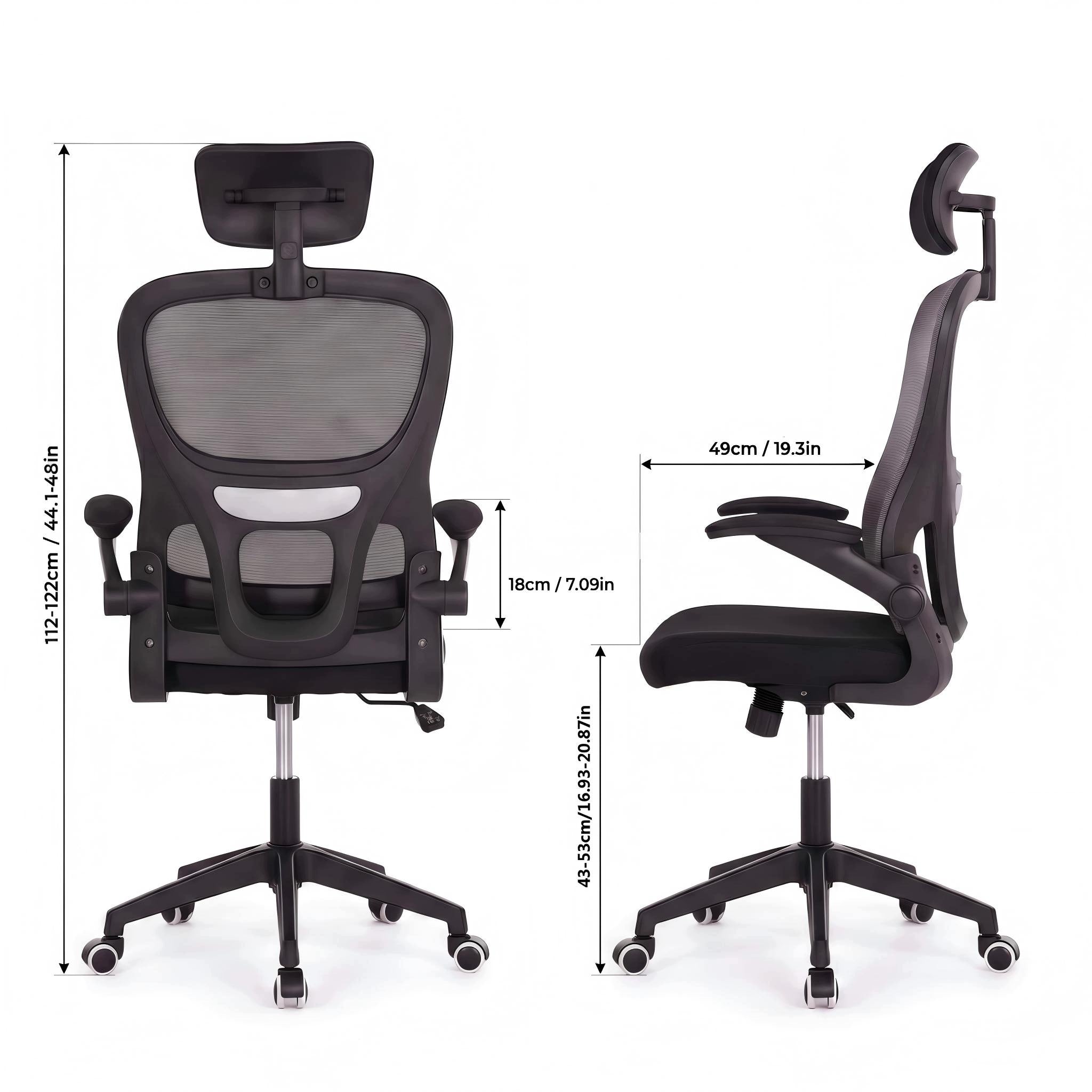 Brstheco Fotele Obrotowe Fotele Gamingowe Ergonomiczne Krzesło Biurowe Packaging status original