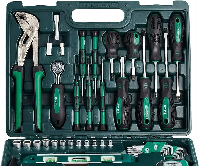 Brüder Mannesmann M29084 Carrying Case with Tools 87 Pieces Brand Brüder Mannesmann
