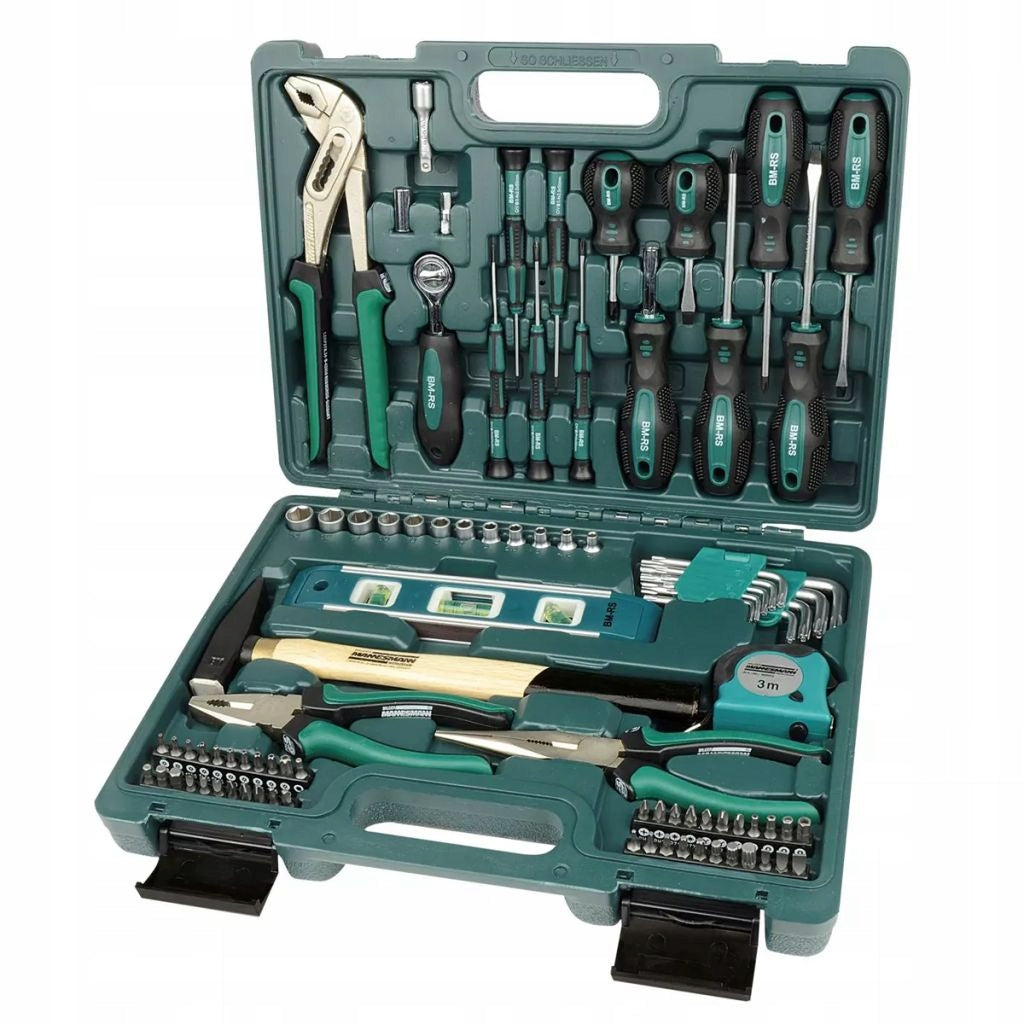 Brüder Mannesmann M29084 Carrying Case with Tools 87 Pieces