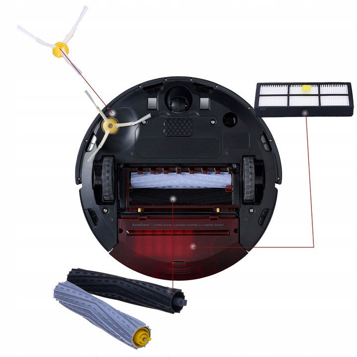 Brush Accessory Kit for iRobot Roomba 800 900 Replacement Manufacturer code IR_800/900_Z_8
