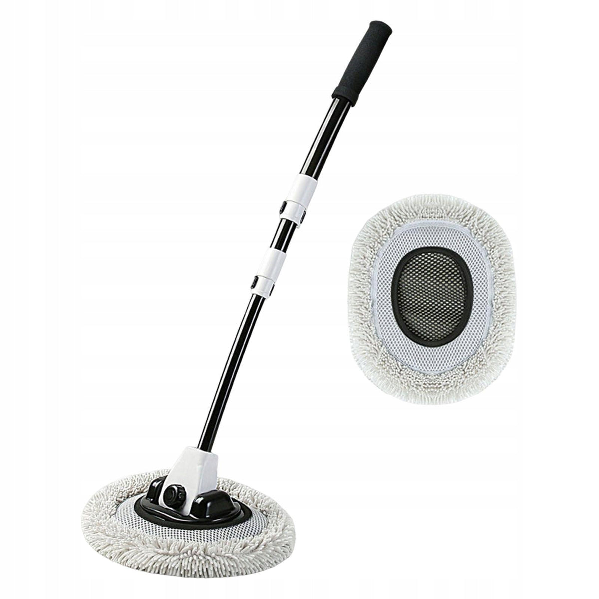 Brush Cleaning , Telescoping Long With Spare Head