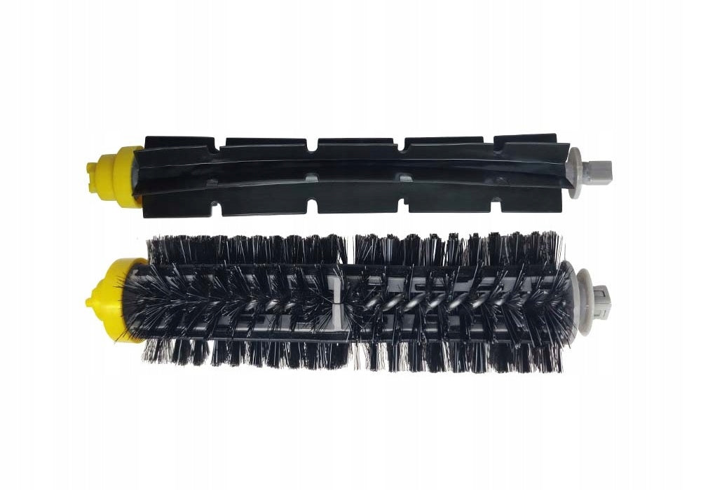 Brush Set 2x Brush Rubber Hair for iRobot Roomba 600 700